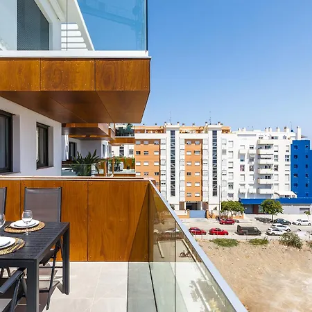 아파트 A&n Sea View Terrace & Pool Getaway 토레델마르